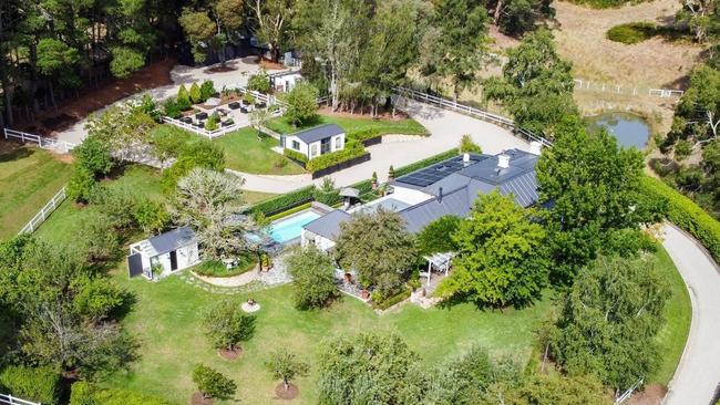 The home seen from the air. Picture: realestate.com.au