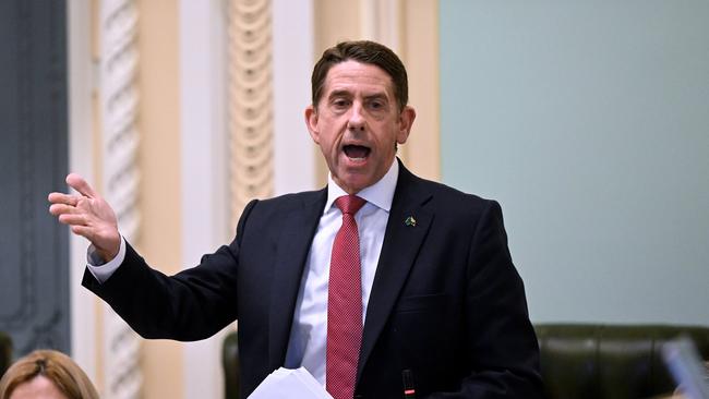 Queensland Treasurer Cameron Dick said he was “proud” to belong to a government that doesn’t give up on young offenders. Picture: Dan Peled / NCA NewsWire