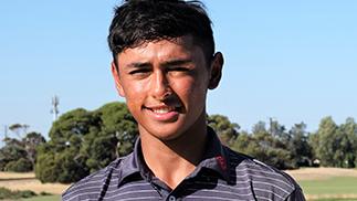 Abel Eduard is a young golfer on the rise. Photo: Golf Australia.