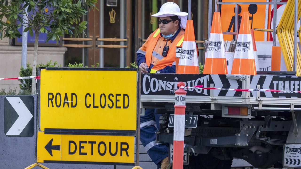 Construction workers must get vaccinated to work. Picture: Wayne Taylor