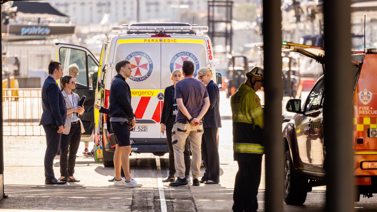 Two people were assessed for injury. Picture: NCA NewsWire/Ben Symons