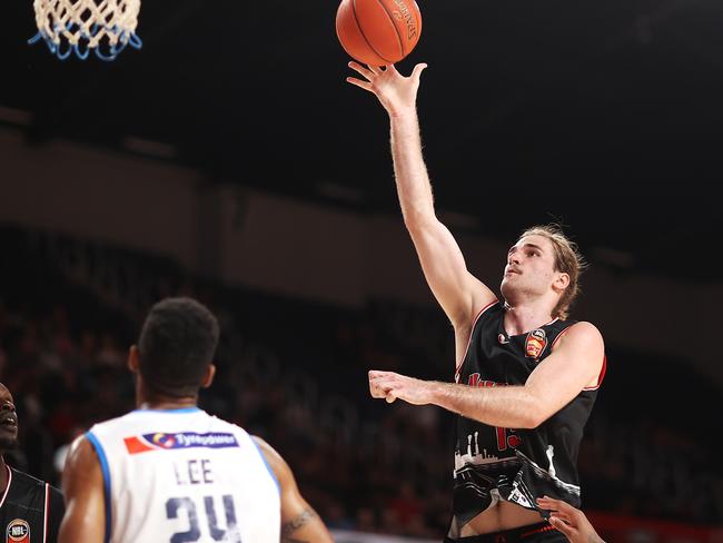 Sam Froling and the Hawks broke the drought and stunned Melbourne United. Picture: Mark Kolbe/Getty Images