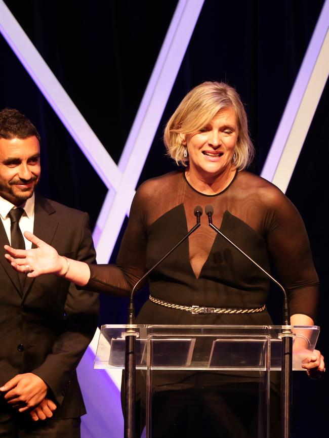 Wilson taking out the 2013 News Awards in Melbourne. Picture: Luke Marsden