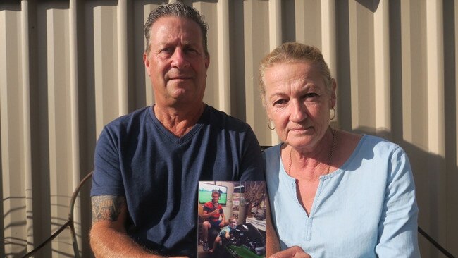 Clayton and Kathryn Yuille at their Wingham home. Pic Daniel Mills