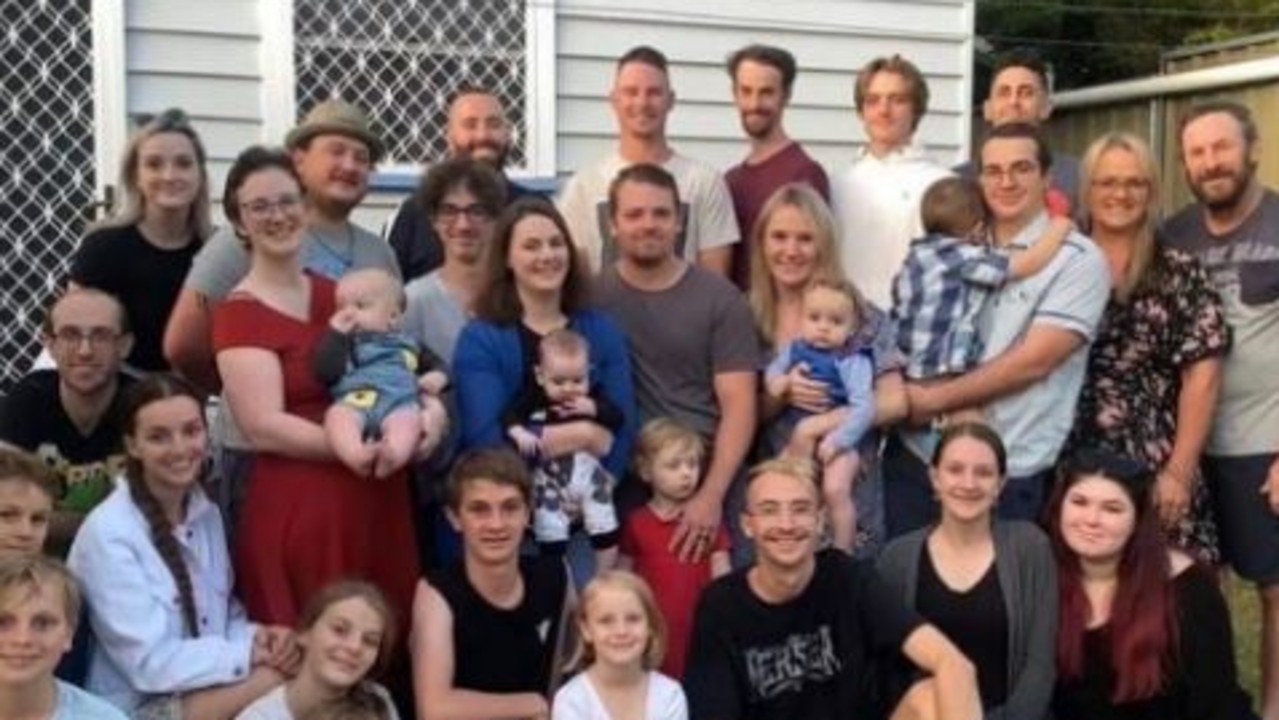 Nine of the couple's 16 kids still live at home. Picture: Instagram / @thebonellfamily_