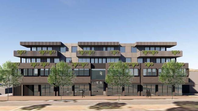 Artist impression of a proposed apartment building in Blackwood, Adelaide. Picture: Future Urban