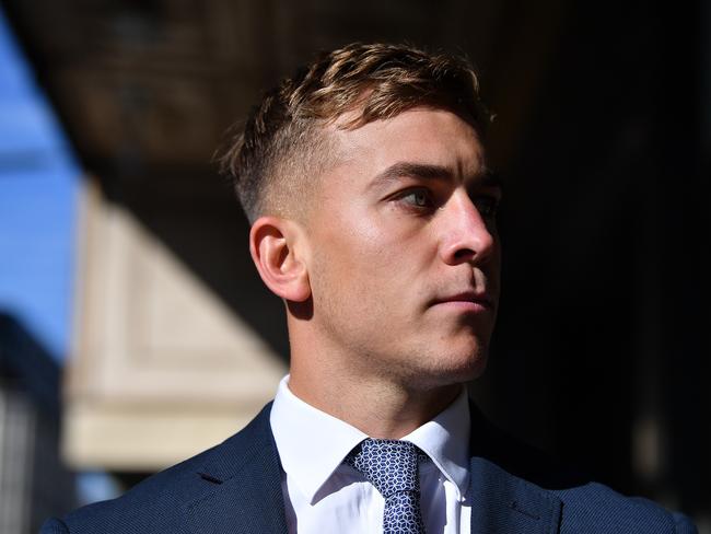 The court was told Mr de Belin and Callan Sinclair (pictured) had spent the day drinking at a friend’s house. Picture: NCA NewsWire/Joel Carrett