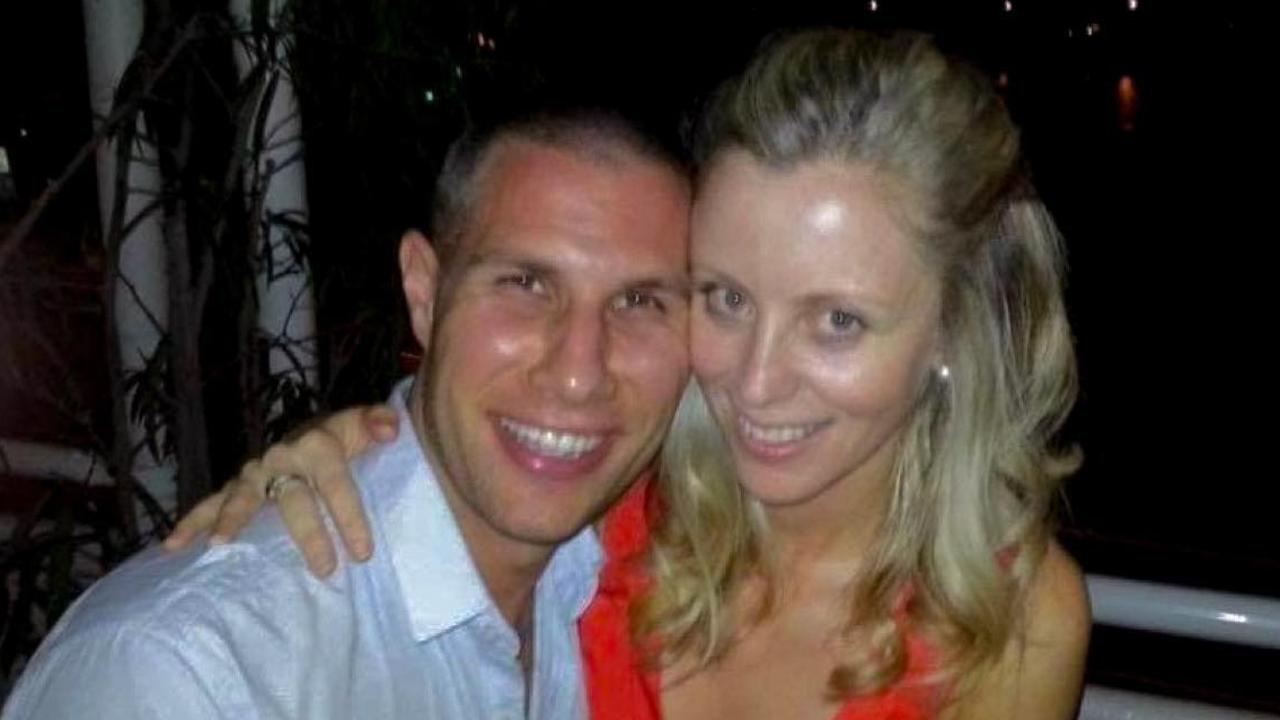 Andy Jones who died while watching a football game at Mitchelton Football Club leaves behind his wife Rhianne (pictured) and four children. Photo: Contributed