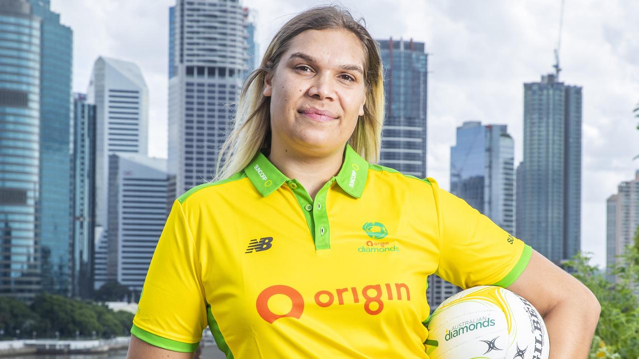 Australian Diamonds player Donnell Wallam is the third indigenous player to play on Australia’s national netball team.