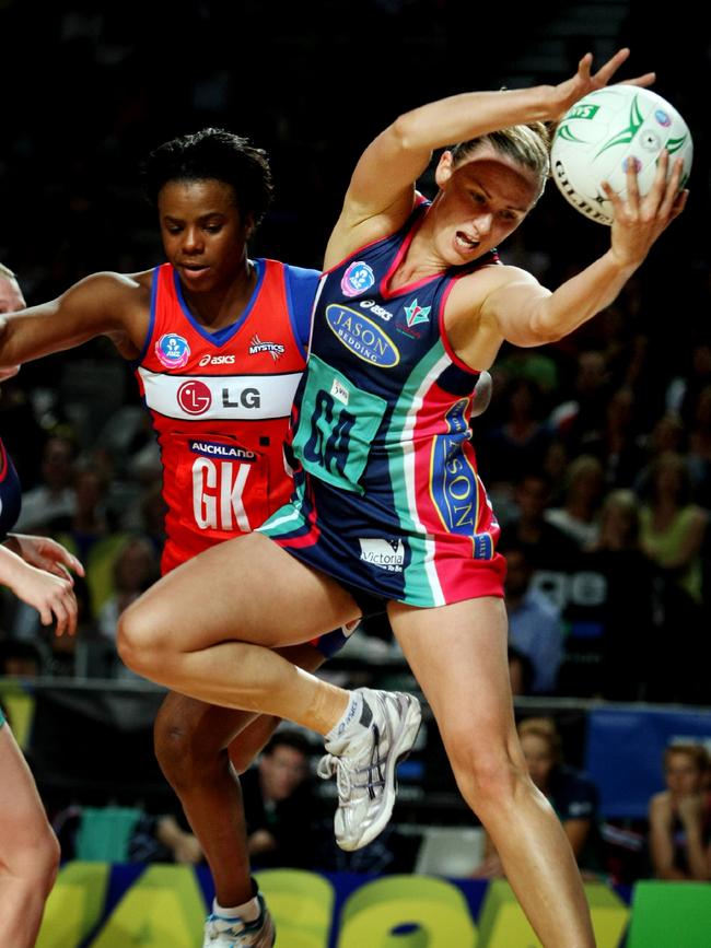 Sharelle McMahon in action for the Melbourne Vixens. Picture: Supplied