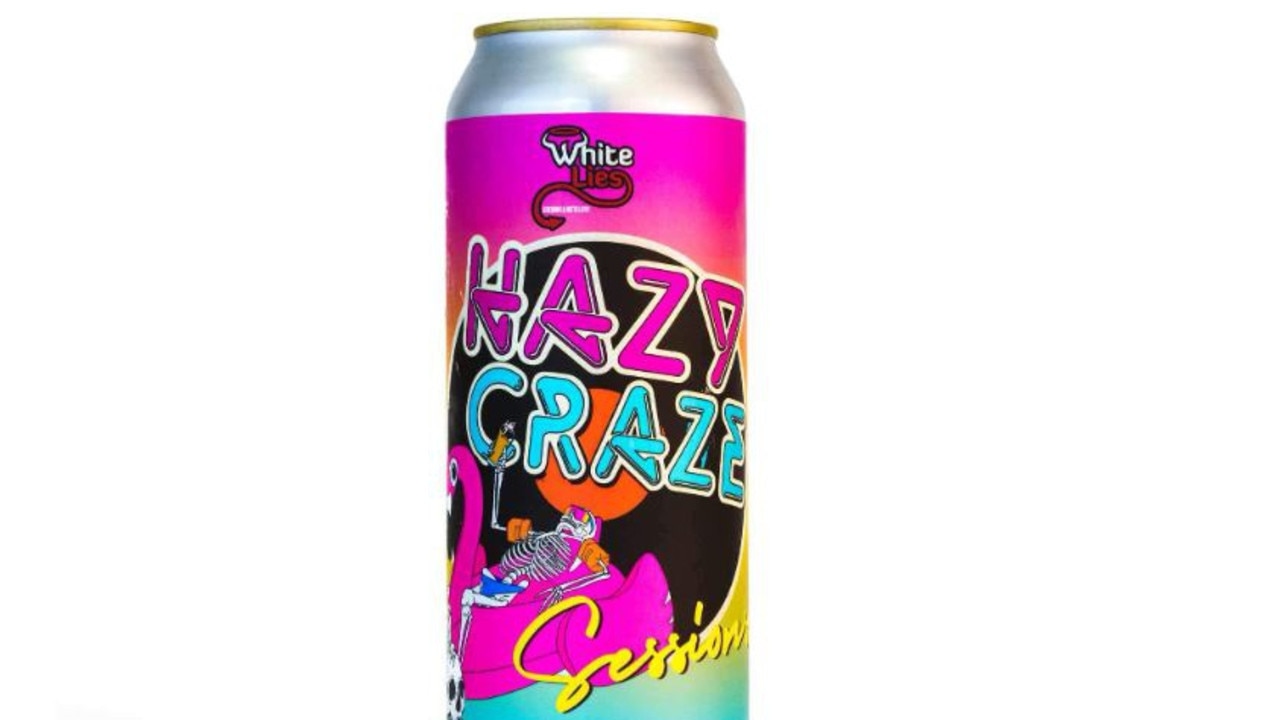 White Lies Brewing Company has recalled some of its 500ml cans of “Hazy Craze Sessions” beers. Picture: Food Standards Australia New Zealand.