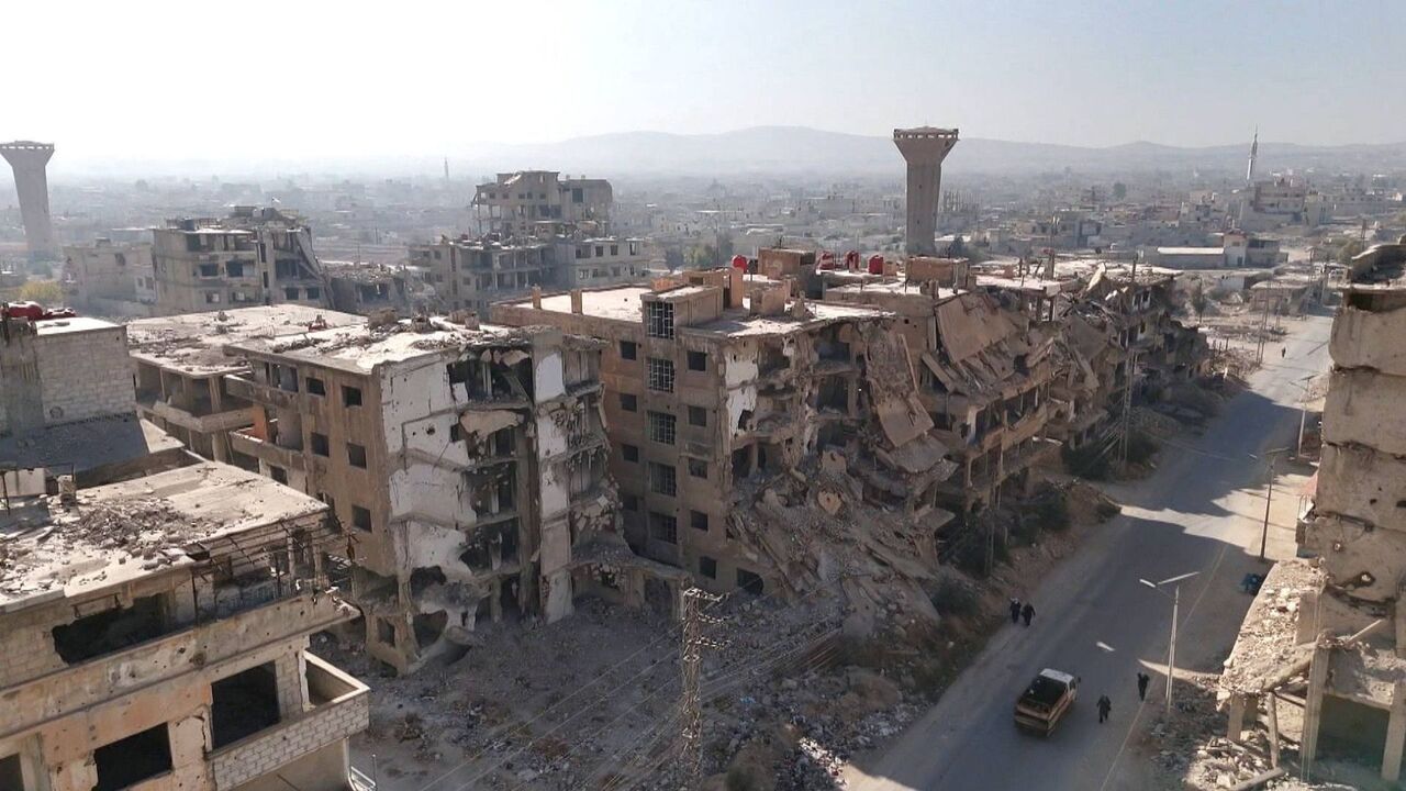 Scale of destruction: Reconstruction required in Damascus suburb ...