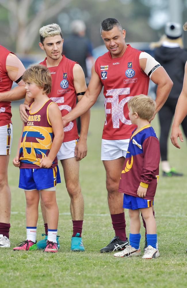 Ex West Coast Premiership player Daniel Kerr at Tyabb Football Club. Picture: Jason Edwards