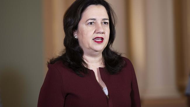 Premier Annastacia Palaszczuk said authorities working to find the link to the latest case. (News Corp/Attila Csaszar)