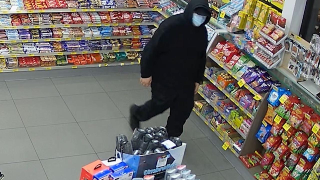 WATCH: Man in black’s alleged servo attempted armed robbery