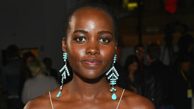 (FILES) This file photo taken on September 07, 2017 shows actress Lupita Nyong'o attending the Calvin Klein Collection fashion show during New York Fashion Week in New York City.    / AFP PHOTO / GETTY IMAGES NORTH AMERICA / Dia DIPASUPIL