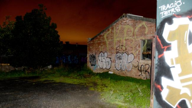 Jill Meagher met her last moments in a back lane behind the shops in Brunswick. Picture: Mal Fairclough