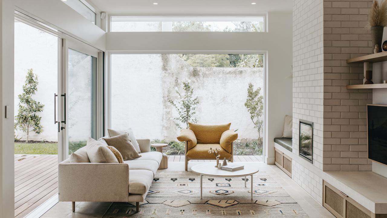 Residential: A sense of calm and abundant natural light combine in this living space. Picture: Christopher Morrison