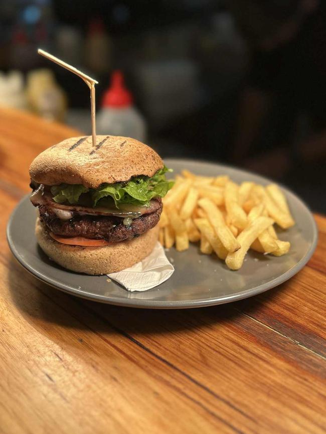 The Duke of Brunswick's cheeseburger. Pic: Supplied by Simone Douglas.