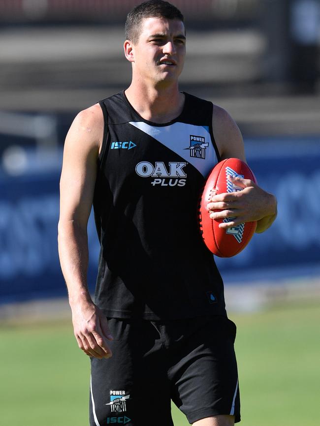 Tom Rockliff put in a solid training run on Saturday morning and is ready for Round 1.