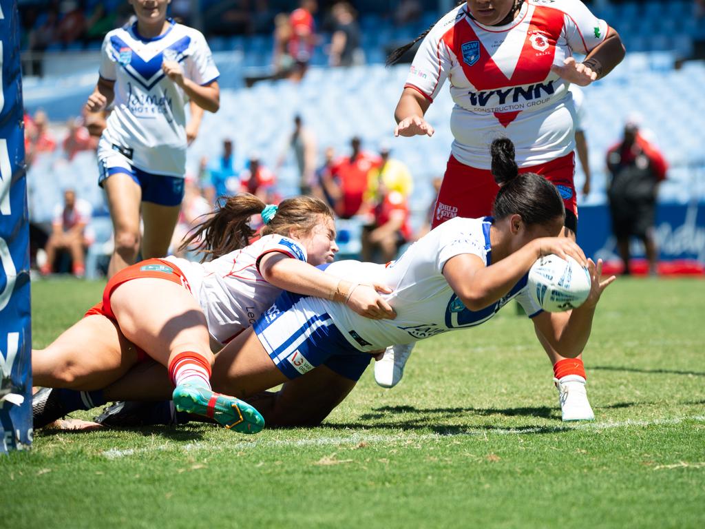 Noaria Kapua of the Bulldogs. Picture: Thomas Lisson