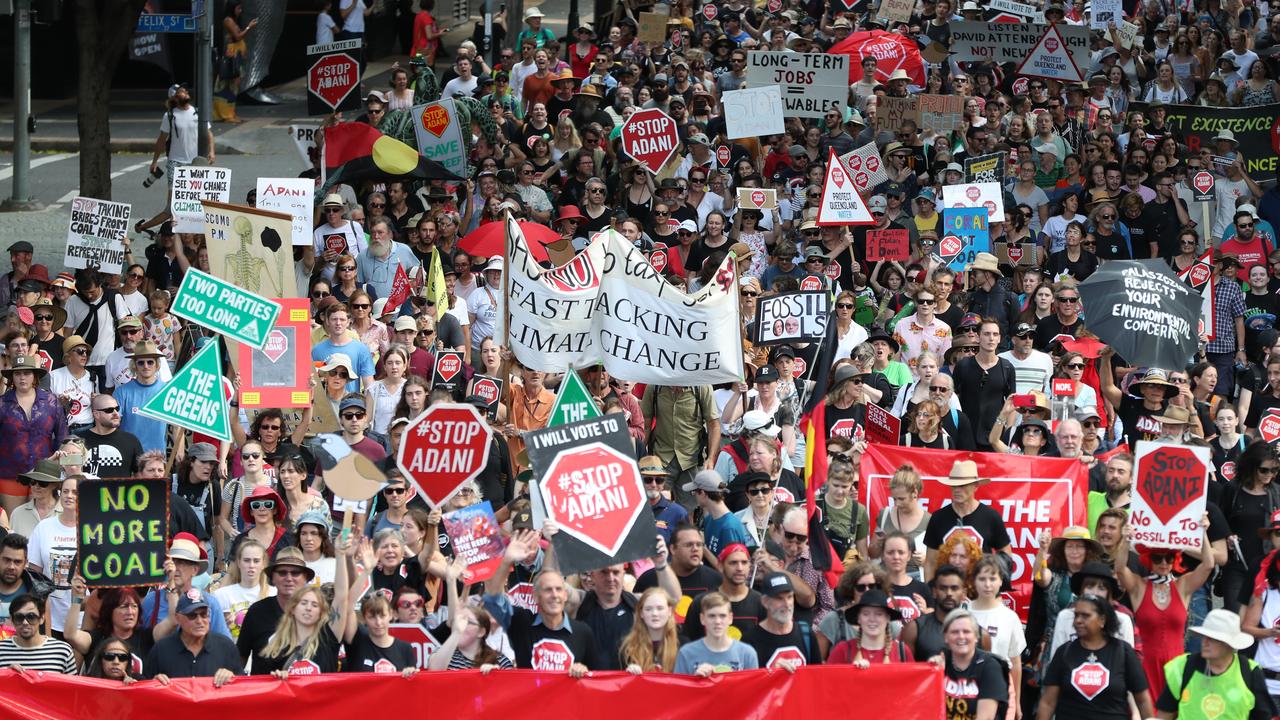 Police block streets as 4000 people attend Brisbane rally protesting ...