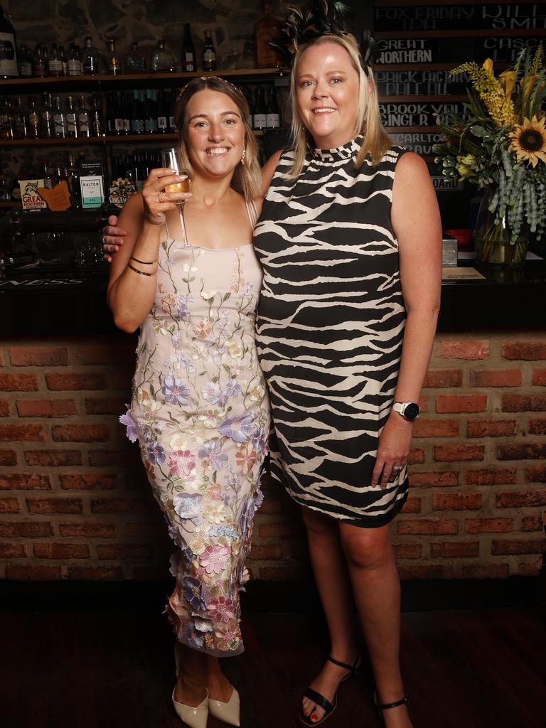 Kasey Johnston and Nadia Vellar. Melbourne Cup event at The Brick Factory in Salamanca. Picture: Nikki Davis-Jones