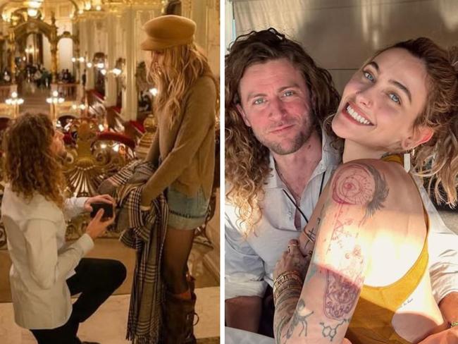 Months after sparking engagement speculation, Paris Jackson has shared a sweet photo of her boyfriend Justin Long’s proposal.