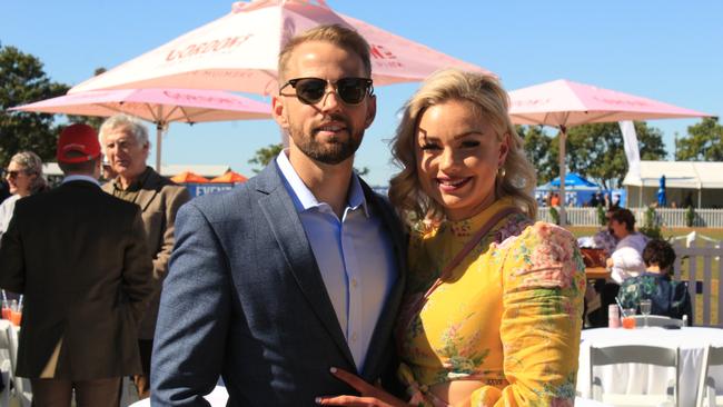 POP UP POLO BUNDABERG 2021: Brooklyn and Luke Handley at the polo.