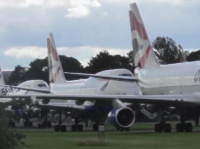Eerie pics of inside a plane ‘graveyard’
