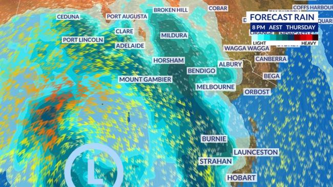 Parts of Australia are going to be freezing this weekend. Picture: Sky News Weather