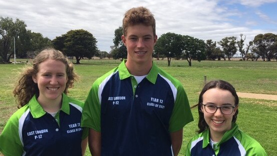 East Loddon P-12 College Year 12 students Bridget Baker, Oscar Hocking and Zekie Johns each studied two Year 12 subjects last year. They contributed to the school's amazing median study score of 34.