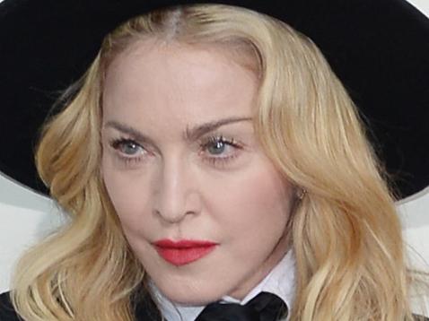 LOS ANGELES, CA - JANUARY 26: Singer Madonna attends the 56th GRAMMY Awards at Staples Center on January 26, 2014 in Los Angeles, California. (Photo by Jason Merritt/Getty Images)