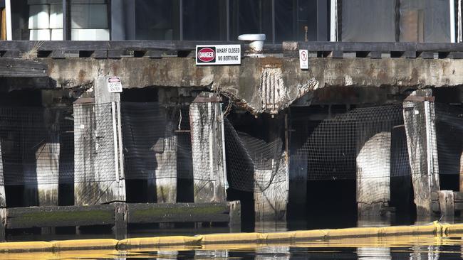 Parts of the pier have been deemed structurally unsound. Picture: David Caird