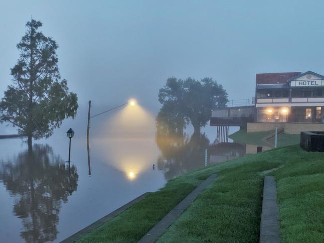 The Clarence River passed the major flood level of 5.4m and was approaching the 6m mark at Prince St, Grafton at 6.30am on Wednesday, 24th March, 2021.