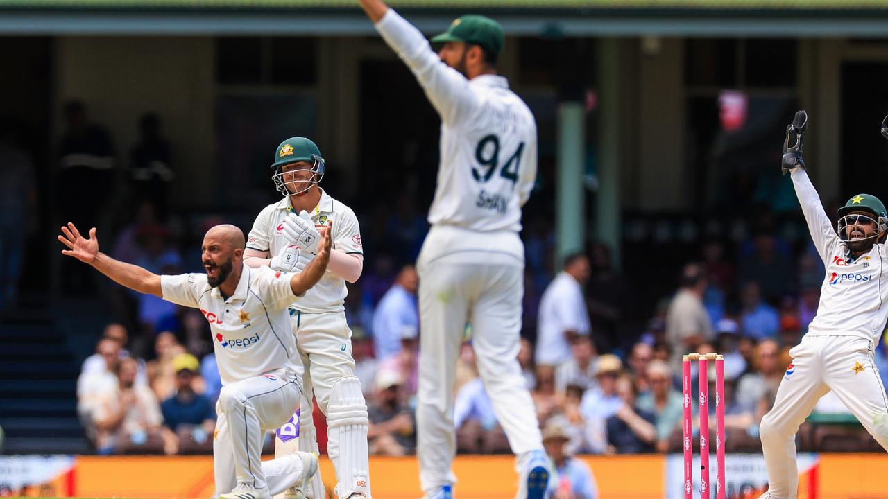 Warner survived a number of chances in his final Test innings. (Photo by Mark Evans/Getty Images)