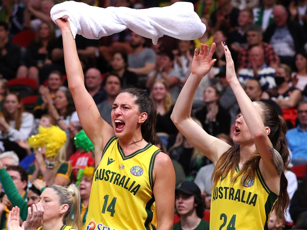 Too good. The Opals go through to the quarters with top spot in their group. Picture: Getty Images