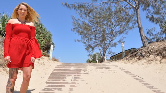 Clair Fitzpatrick rallied for safer beach access.