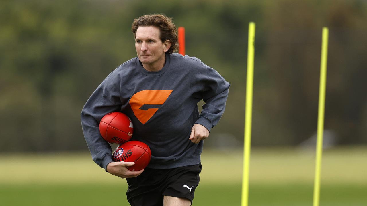 James Hird has served as an assistant coach at GWS this year. Photo: Phil Hillyard