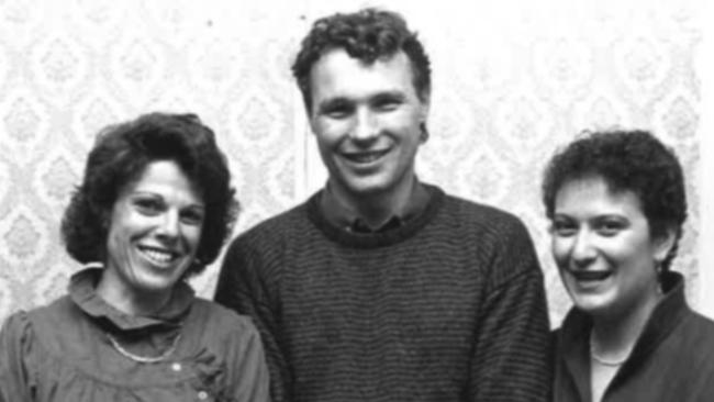 The first scientists to open the lab door: Michelle Haber, Murray Norris and Professor Maria Kavallaris.