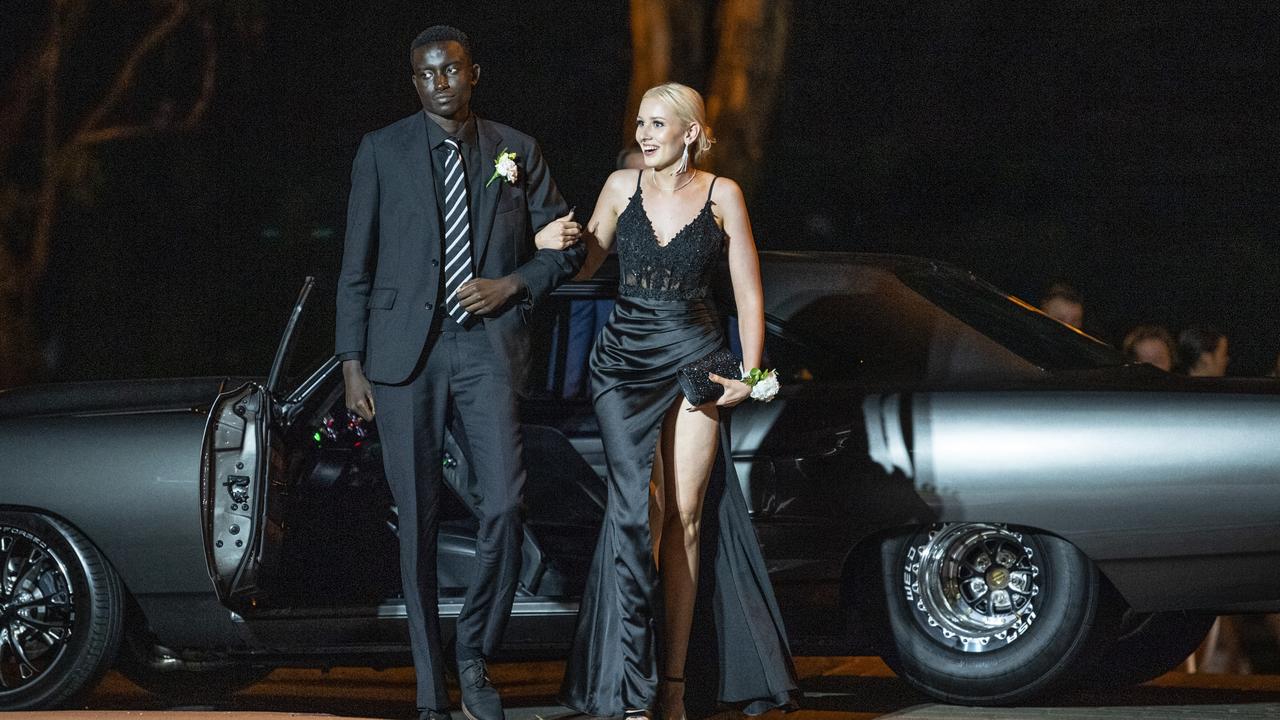 Yousif Aboras and partner Charli Mell at St Mary's College formal at Picnic Point, Friday, March 24, 2023. Picture: Kevin Farmer