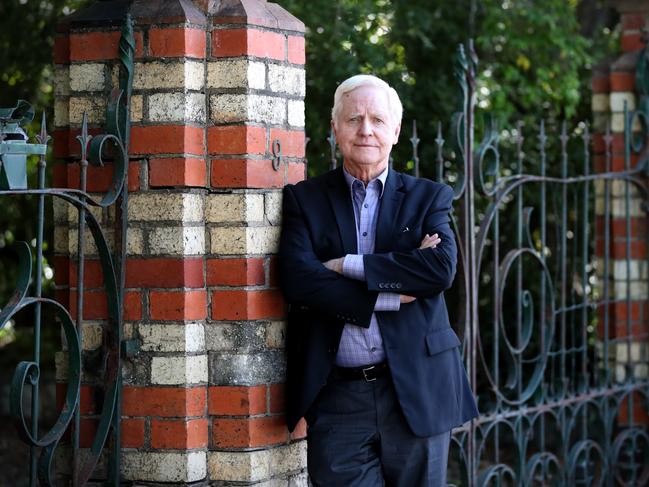 Prominent developer Kevin Seymour outside Lamb House at the end of Kangaroo Point cliffs.An important part of Brisbane's heritage, Lamb House has been part of long running complaints it is being left to rot and fall down by its current owner, an elderly lady who has had to move into a nearby apartment. Pic Jamie Hanson