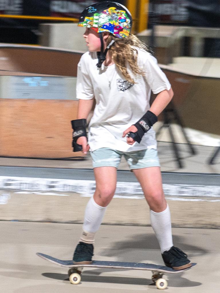 Tayah Payne at Rumble On The Reef Sugar Bowl Skatepark Saturday 23 September 2023 Picture:Michaela Harlow