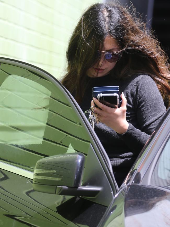 Katherine Gong outside her pharmacy today. Picture: John Grainger