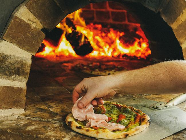 Most of Wayward’s food is cooked in the woodfire oven.