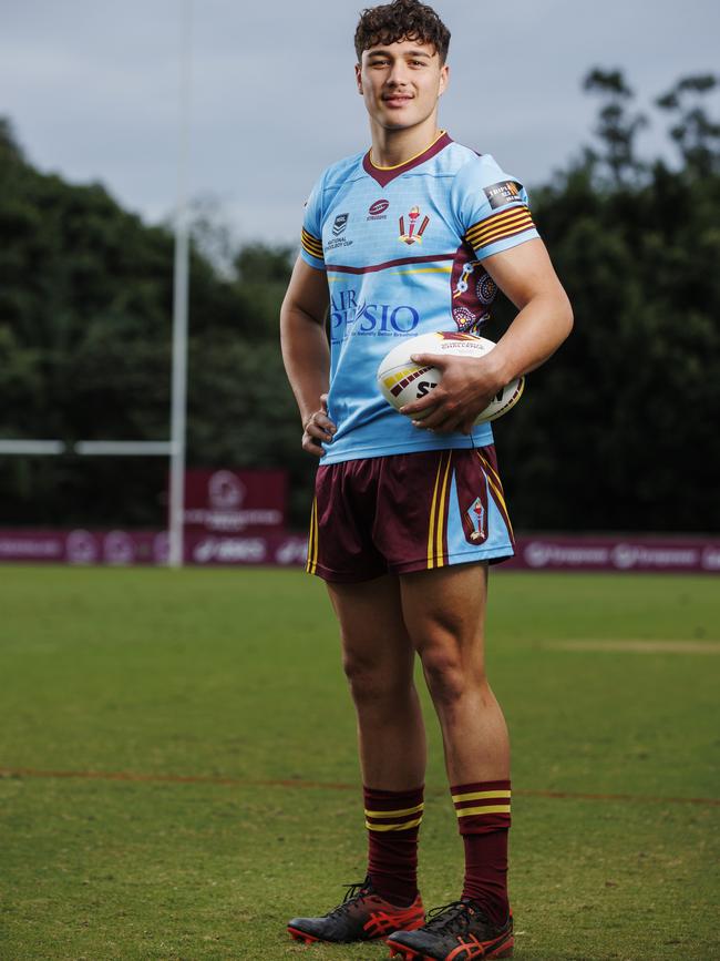 Keebra Park SHS vice captain Seth Nikotemo. Picture Lachie Millard