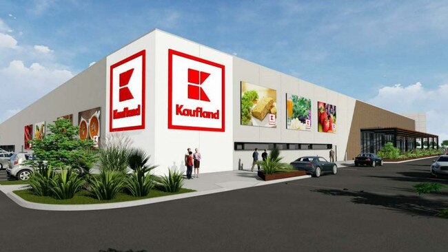 An artist's impression of the proposed Kaufland stores in Australia.