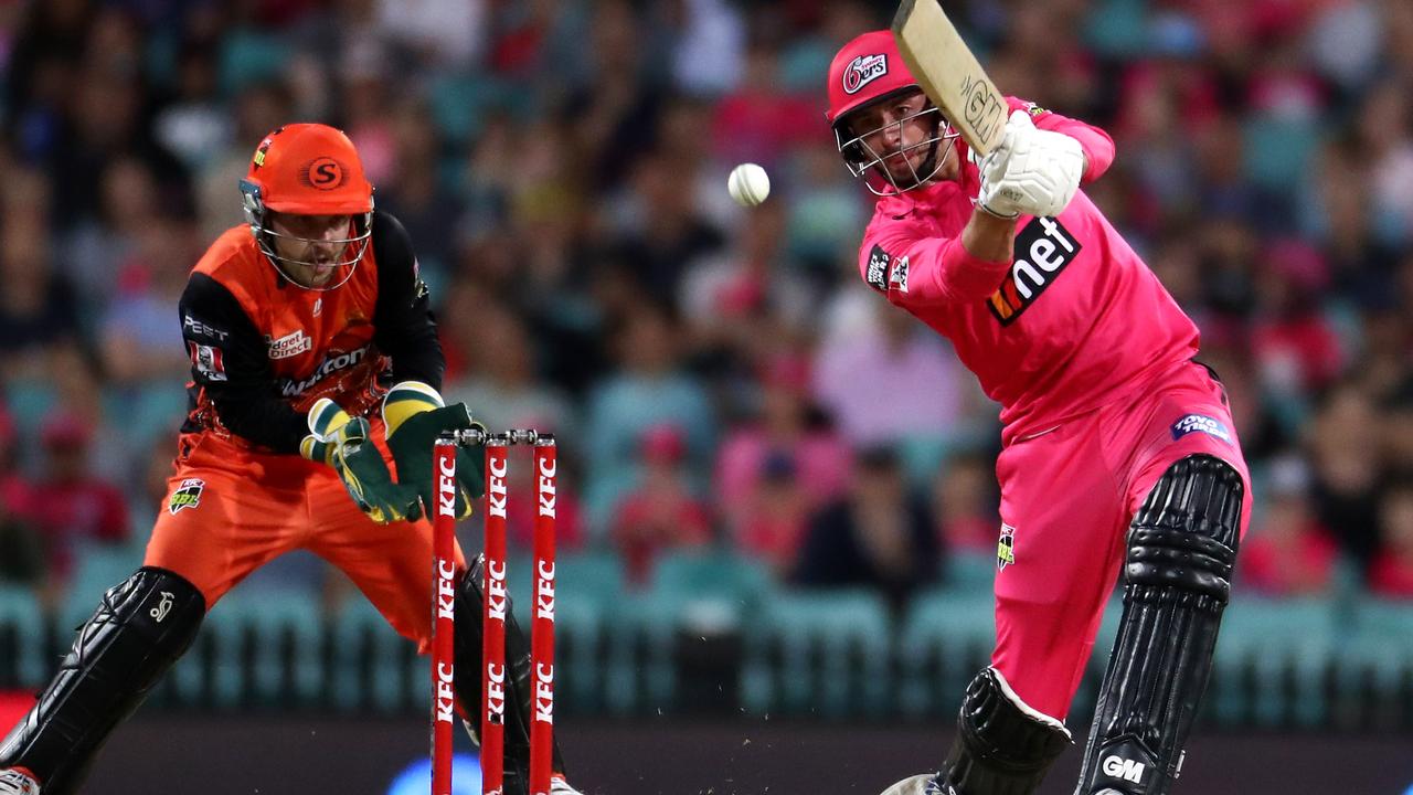 England’s James Vince could go into a player draft for the next BBL after starring with the Sydney Sixers last season. Picture: Brendon Thorne/Getty Images