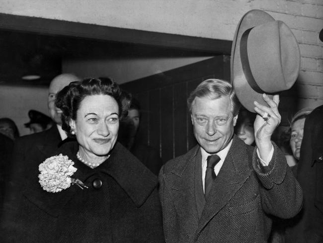 Meghan Markle allegedly reminded Prince Philip of Wallis Simpson, the American divorcee who changed the line of succession. Picture: AFP