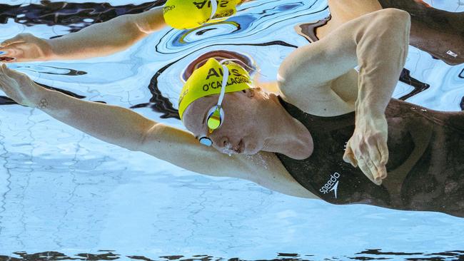 Mollie O'Callaghan has starred in the pool at the Commonwealth Games in Birmingham. Picture: AFP